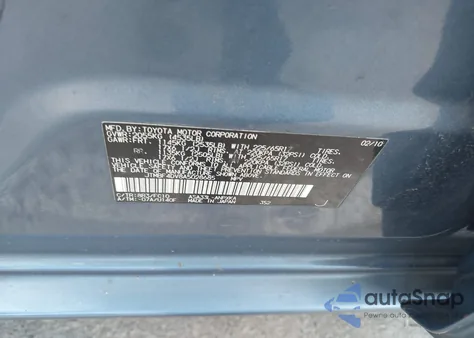 2010 Toyota Rav4 z USA, uszkodzony, nr VIN JTMBF4DV8A5028685